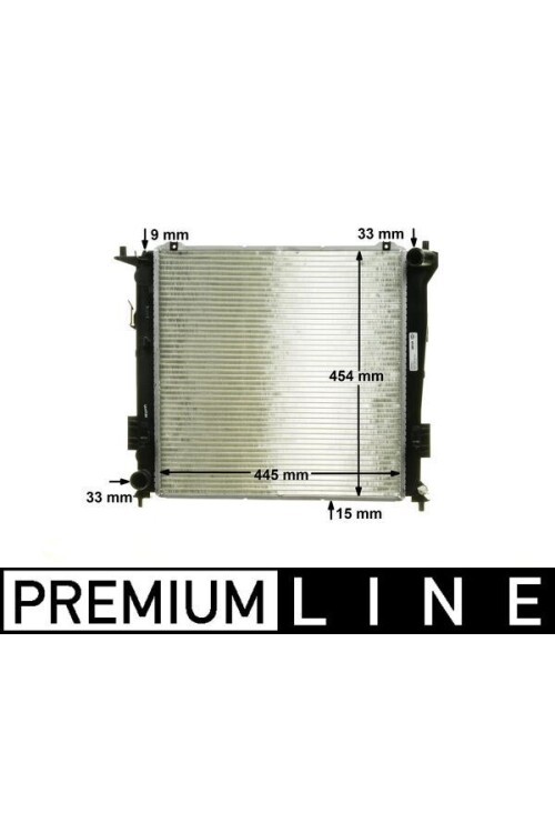 Kühlmittelkühler HYUNDAI i30 1.6 CRD