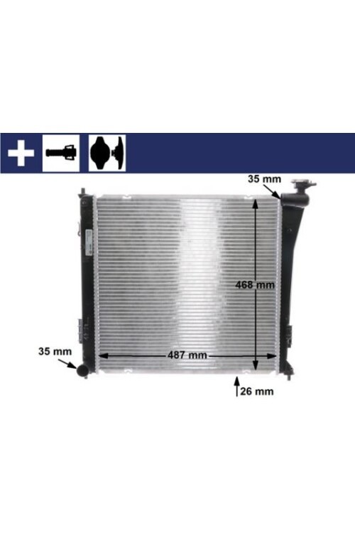Kühlmittelkühler HYUNDAI i40 CW