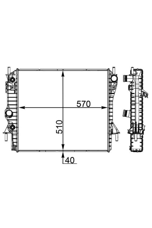 Kühlmittelkühler JAGUAR