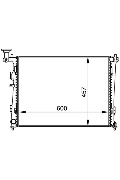 Kühlmittelkühler KIA CEED 1.4/1.6/2.0