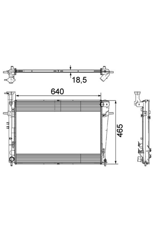 Kühlmittelkühler KIA SPORTAGE