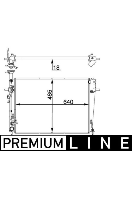 Kühlmittelkühler KIA SPORTAGE