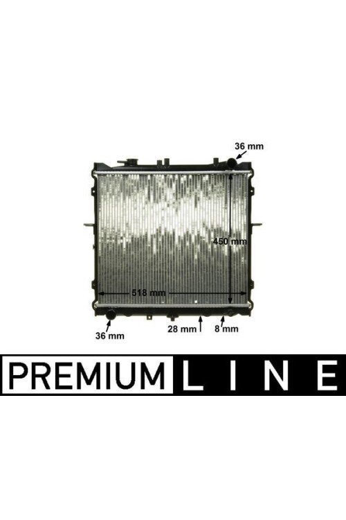 Kühlmittelkühler KIA SPORTAGE 93- 03