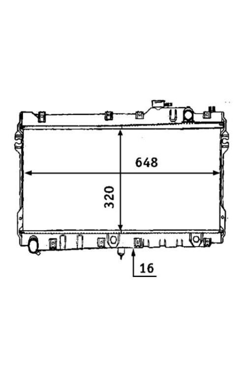 Kühlmittelkühler MAZDA MX-5 II