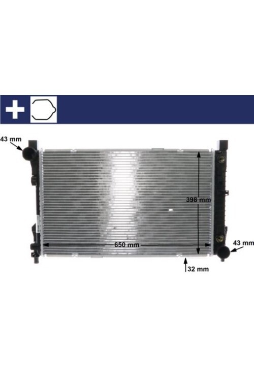 Kühlmittelkühler MB C-CL. W203 00-