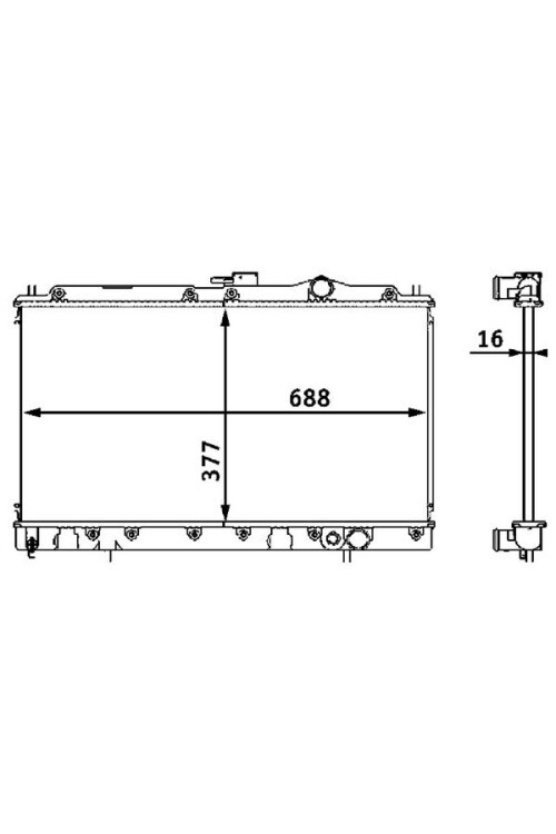 Kühlmittelkühler MITSUBISHI