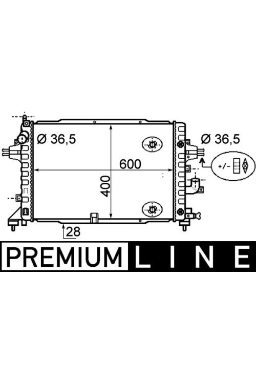 Kühlmittelkühler OPEL ASTRA H