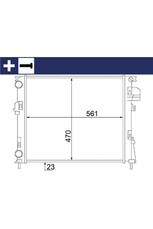 Kühlmittelkühler OPEL VIVARO