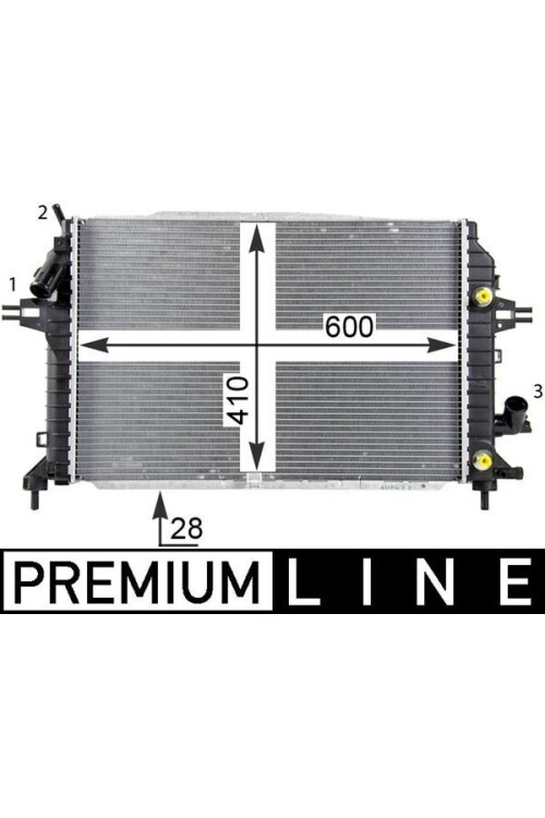 Kühlmittelkühler OPEL ZAFIRA