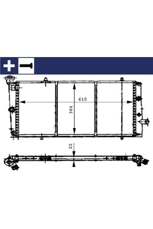 Kühlmittelkühler PEUGEOT 309 I / II