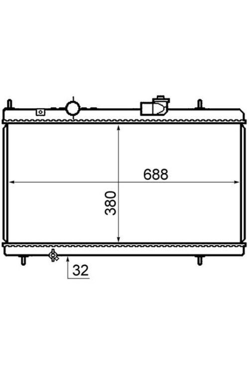 Kühlmittelkühler PEUGEOT 607 / CITROEN C5