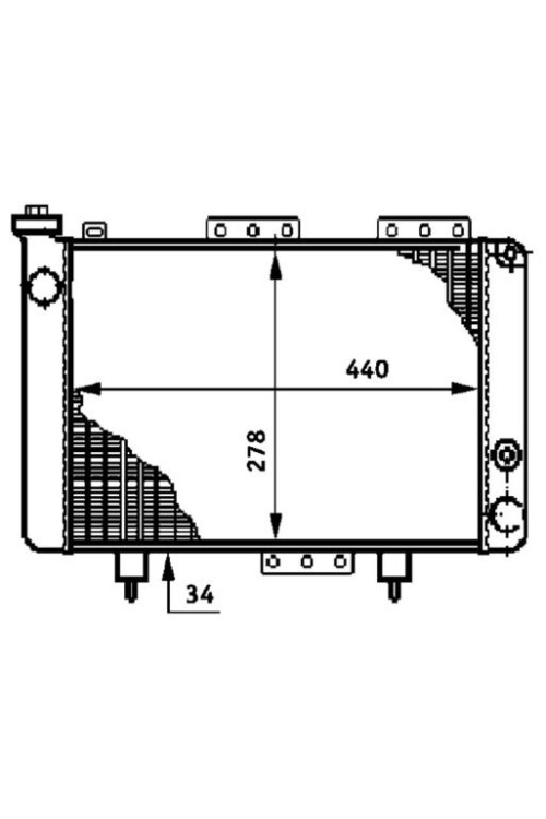 Kühlmittelkühler RENAULT 4