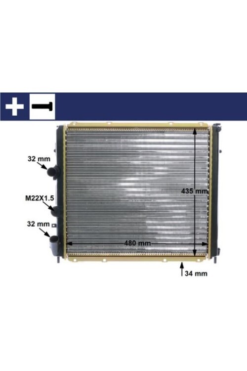 Kühlmittelkühler RENAULT KANGOO