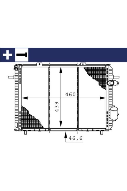 Kühlmittelkühler RENAULT RAPIT