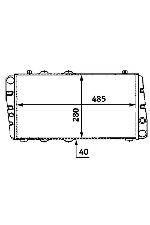 Kühlmittelkühler SKODA FAVORIT / FELICIA