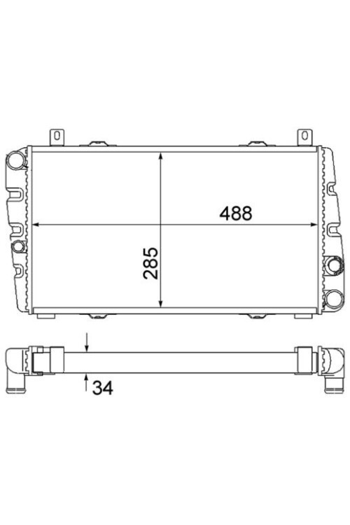 Kühlmittelkühler SKODA FELICIA I / II