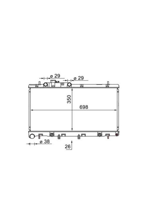 Kühlmittelkühler SUBARU OUTBACK 3.0