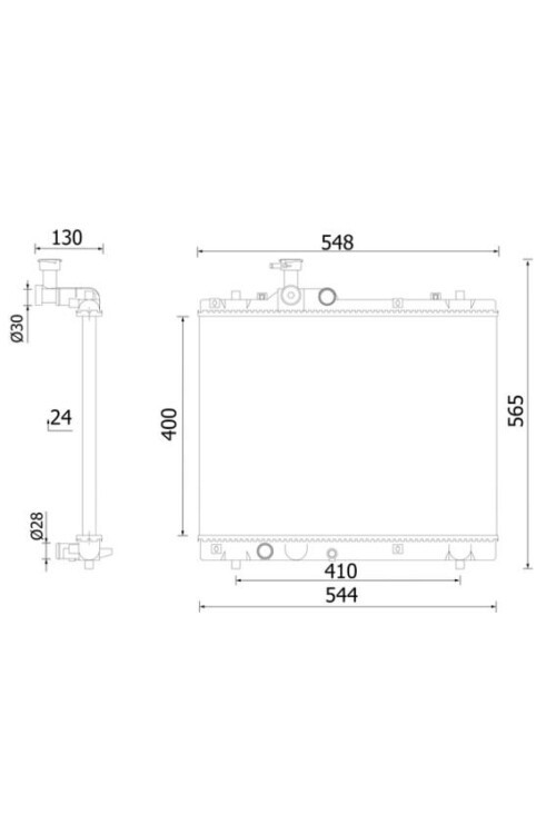 Kühlmittelkühler SUZUKI SWIFT