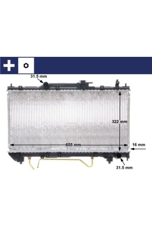 Kühlmittelkühler TOYOTA AVENSIS