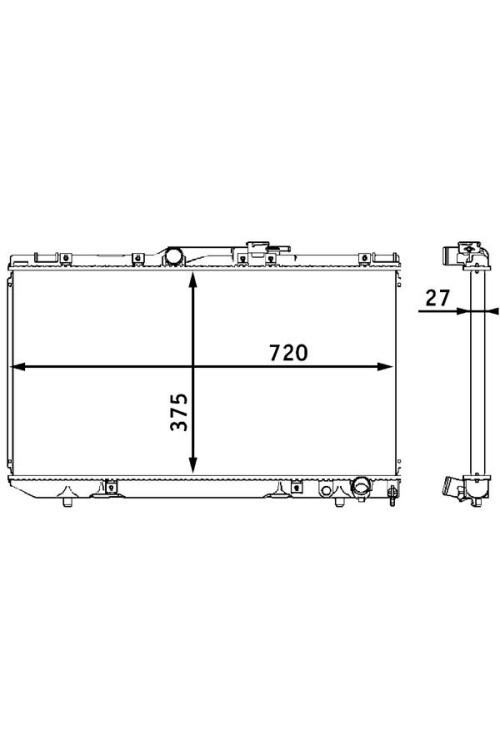 Kühlmittelkühler TOYOTA CARINA E