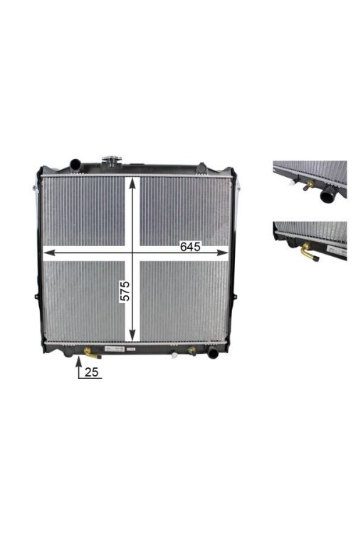 Kühlmittelkühler TOYOTA LAND CRUISER 97-