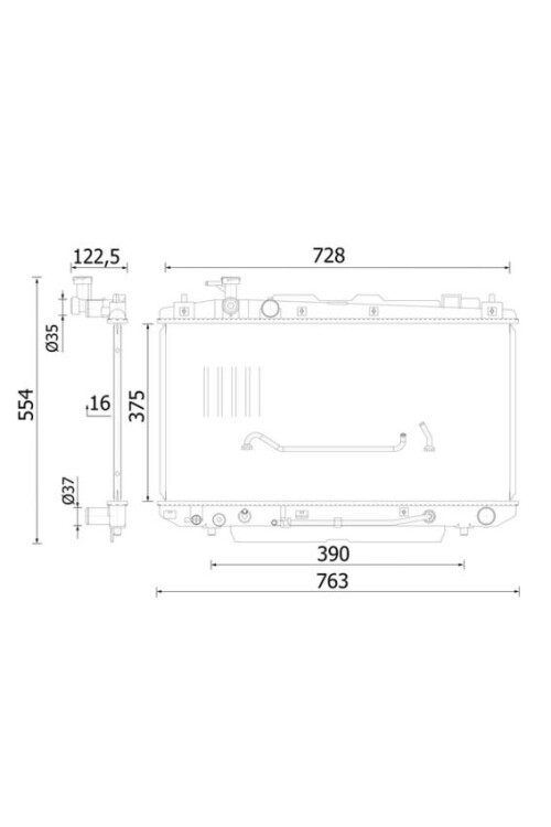 Kühlmittelkühler TOYOTA RAV 4