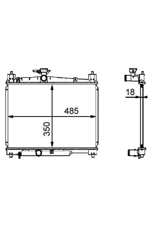 Kühlmittelkühler TOYOTA YARIS