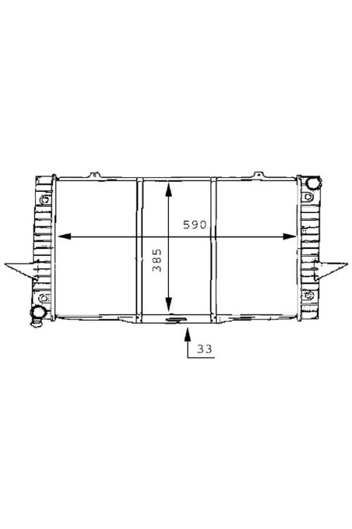 Kühlmittelkühler VOLVO 850/ C70/ S70/ V70