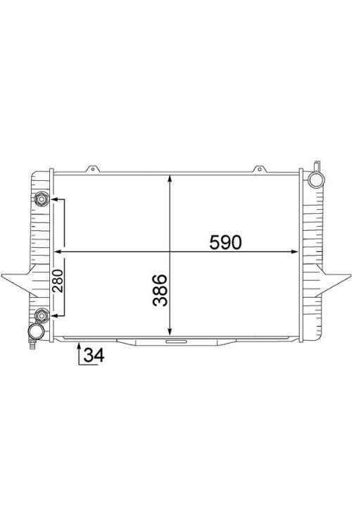 Kühlmittelkühler VOLVO C70