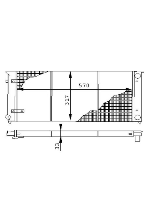 Kühlmittelkühler VW GOLF II / JETTA II