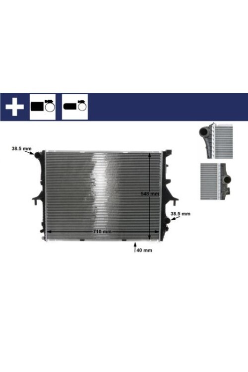 Kühlmittelkühler VW TOUAREG/ PORS. CAYENNE
