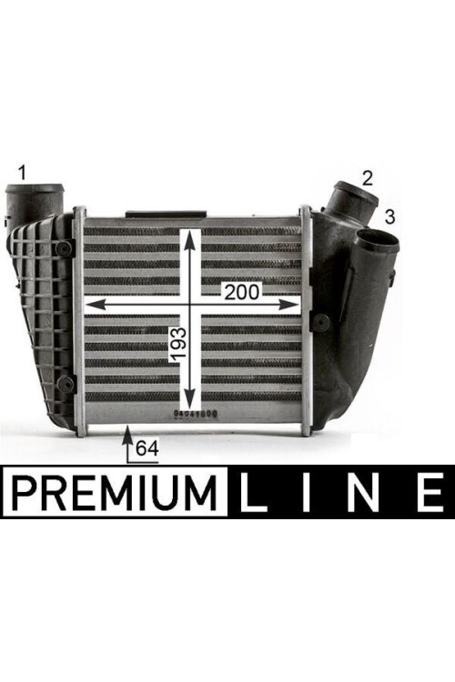 Ladeluftkühler AUDI A4 2.5 TDi V6