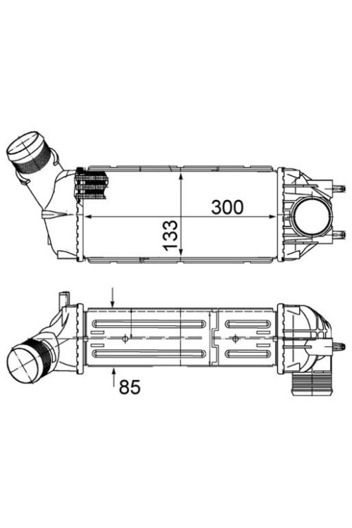 Ladeluftkühler CITRO N C4 PEU 307