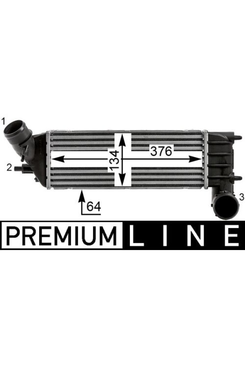 Ladeluftkühler CITROEN C 8