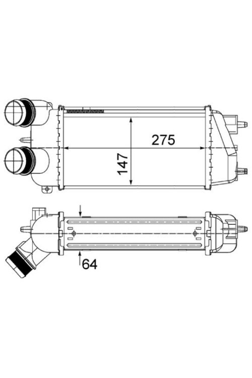Ladeluftkühler CITROEN C3 16HDI