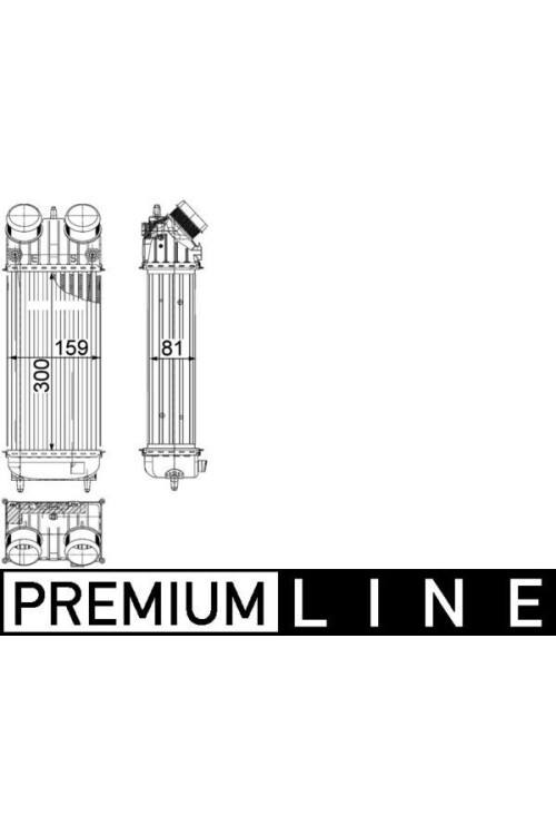 Ladeluftkühler CITROEN DS3. C3. PICASSO