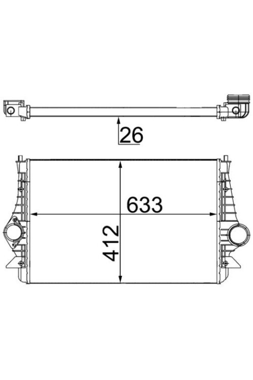 Ladeluftkühler FORD GALAXY 1.9 TDI