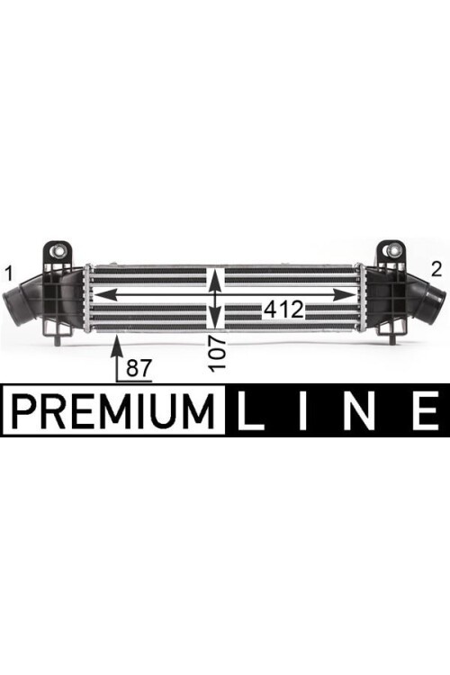 Ladeluftkühler FORD MONDEO III 2.0 TDCI
