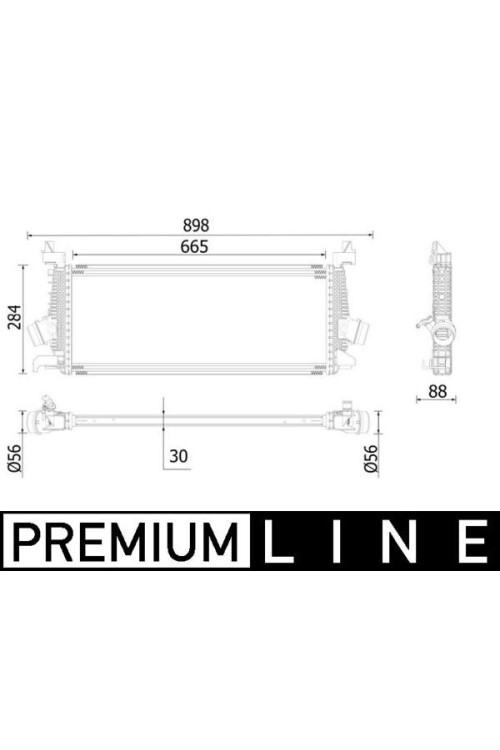 Ladeluftkühler OPEL ASTRA J / ZAFIRA