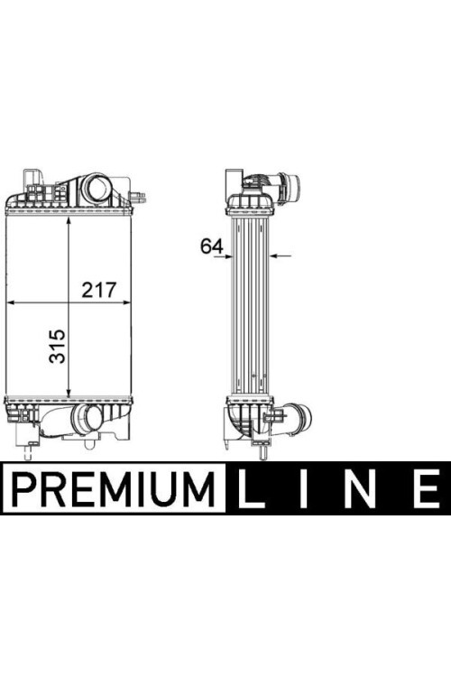 Ladeluftkühler OPEL MERIVA