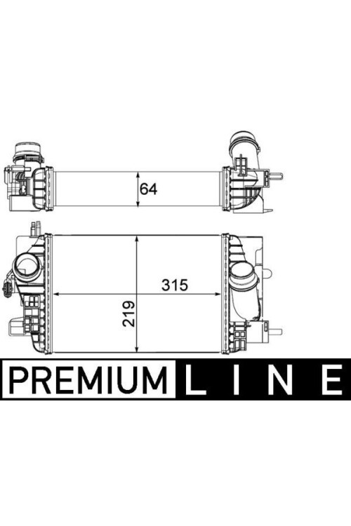 Ladeluftkühler OPEL MERIVA