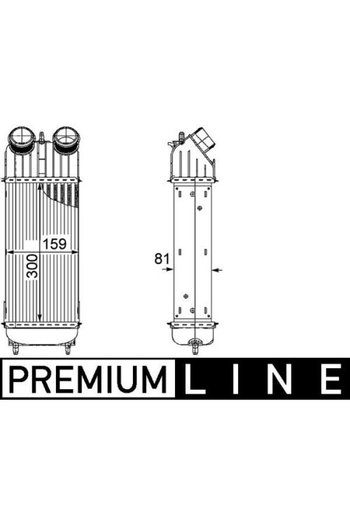 Ladeluftkühler PEUGEOT 207 / C3