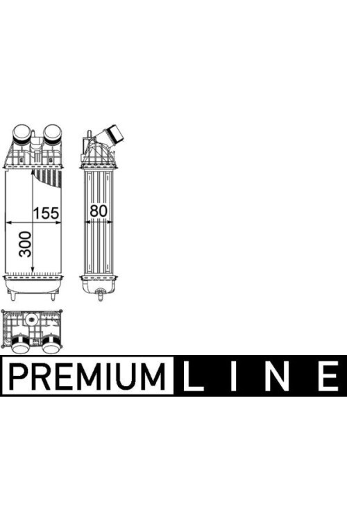 Ladeluftkühler PEUGEOT 207