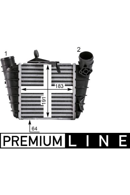 Ladeluftkühler SEAT IBIZA / SKODA FABIA