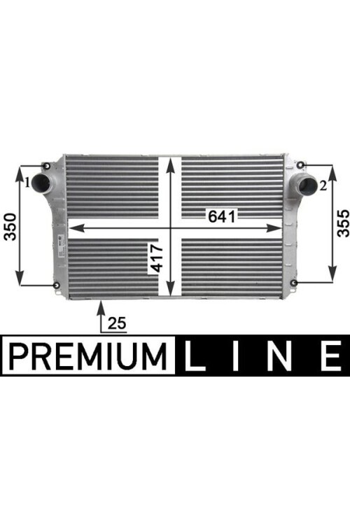 Ladeluftkühler TOYOTA Avensis 2.2 D-4D