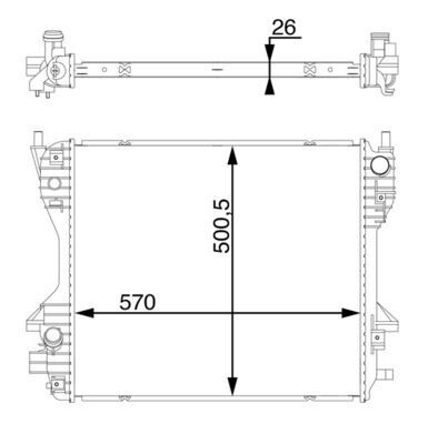 MOTOR SU RADYATORU 306DT 224DT 204PT JAGUAR XF I X250 XF SPORTBRAKE X250 XJ X351