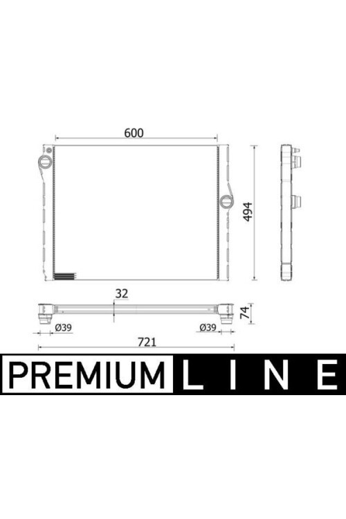 MOTOR SU RADYATORU BMW M5 F10 M6 F12 F13 F06 PREMIUM LINE