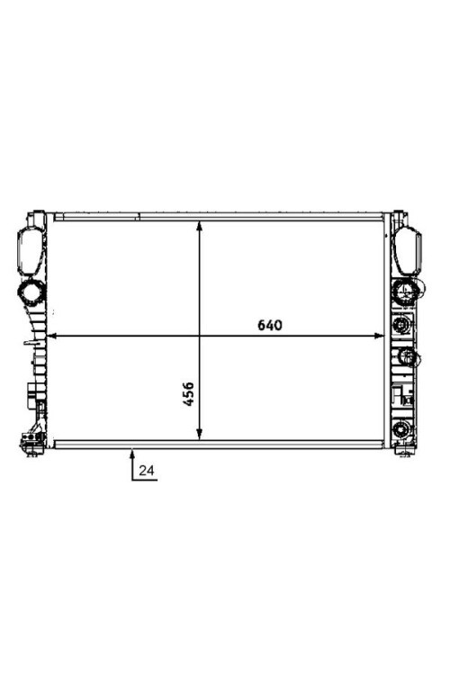 MOTOR SU RADYATORU MERCEDES M272 OM646 C219 W211 S211