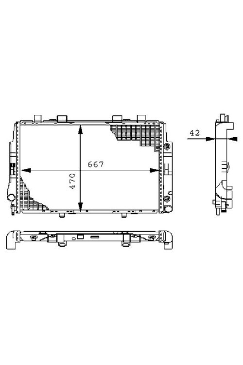 MOTOR SU RADYATORU MERCEDES S-CLASS W140 91>98