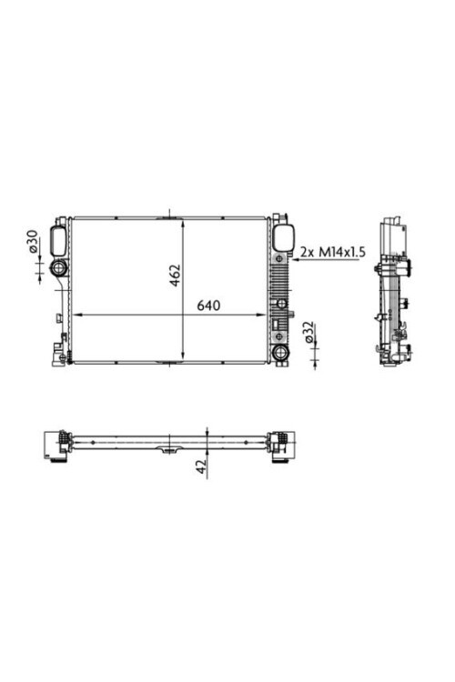 MOTOR SU RADYATORU MERCEDES S-CLASS W221 05>13